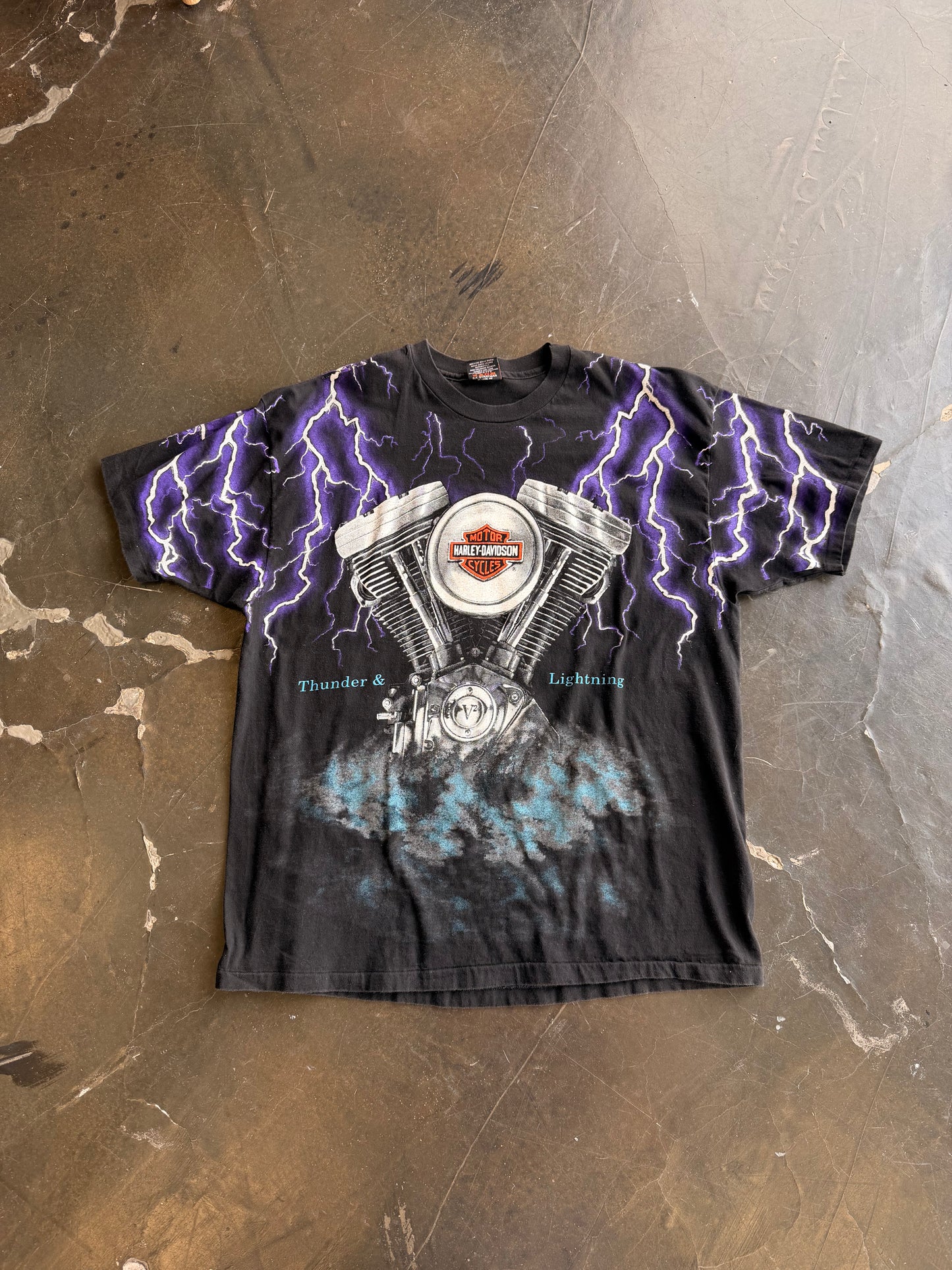 Harley Davidson "Lightning & Thunder" Tee